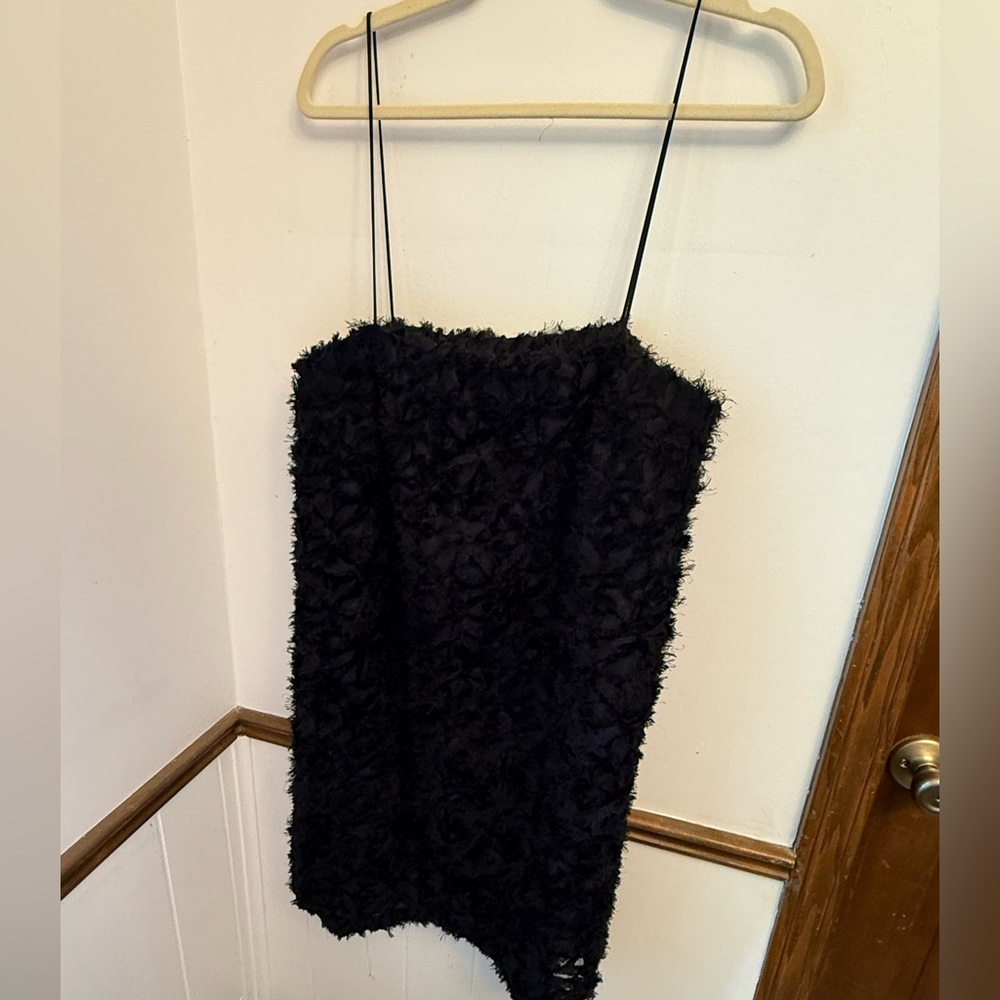 Anthropologie Sunday in Brooklyn textured minidress XL, NWOT little black dress